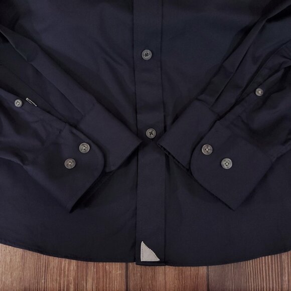 UNTUCKit Gironde Mens Size XXL Black Performance LS Button Up Shirt Stretch - Picture 8 of 14